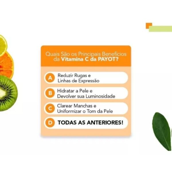 Sabonete Facial Hidratante Vitamina C Detox Payot 220ml - Image 3